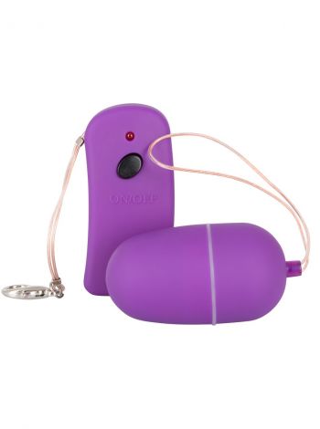 Vibro-glont cu telecomanda, 10 viteze, silentios, rezistent la apa, material catifelat, mov